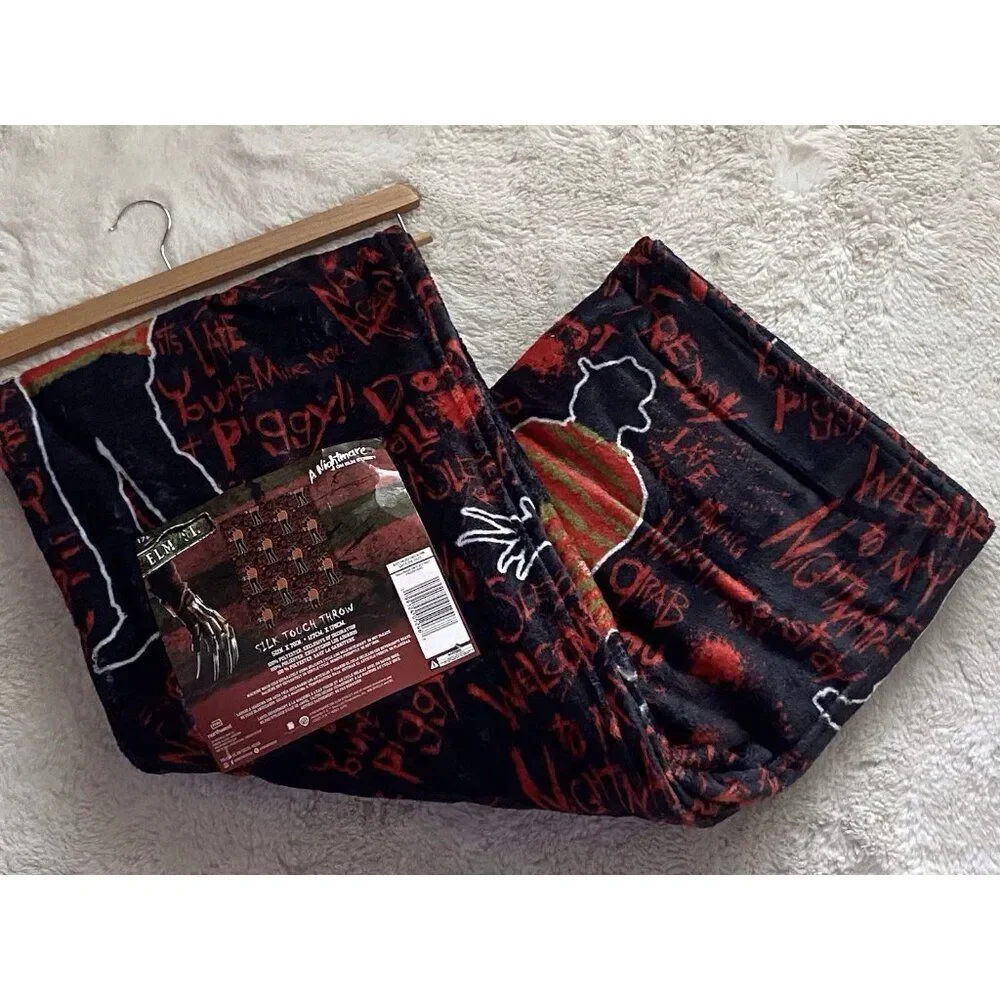Nightmare on Elm Street Freddy Krueger Silk Touch Throw Blanket 50 X‎ 70” NEW